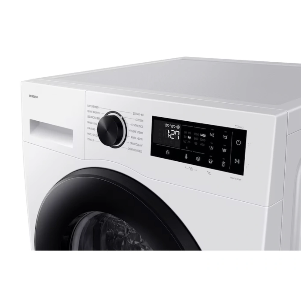 Samsung AI Series 5 10kg 1351 Spin Washing Machine - White | WW10FG5U34AEEU