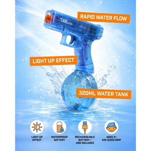 Evo-X Light Up Electric Rechargable Water Pistol | EVW000101