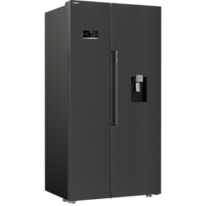 BEKO Pro American Style Fridge Freezer Non Plumbed - Black | ASD2442VPZ