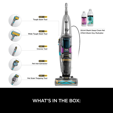 Shark CarpetXpert HairPro Pet Deep Carpet Cleaner with Built-In StainStriker | EX300UK