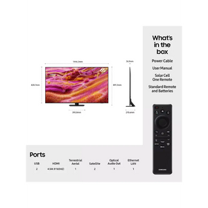 Samsung QN90F 65 Inch 4K HDR Neo QLED Smart TV (2025) | QE65QN90FATXXU