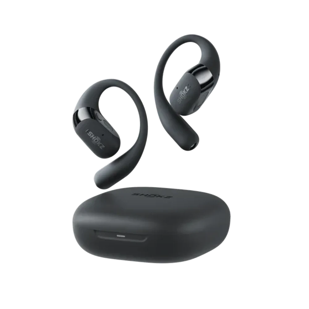 Aftershokz Shokz OpenFit 2 Open Ear Wireless Earbuds - Black | 38-T920-ST-BK