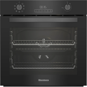 Blomberg Pyroclean Aero Chef Built In Single Oven - Black | ROEN8232BP