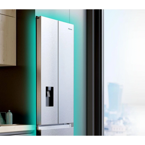 Hisense 70cm Wide French Door American Fridge Freezer - Stainless Steel | RF632N4WIE