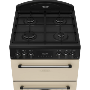Leisure Classic 60cm Gas Cooker - Cream | CLB60GCC