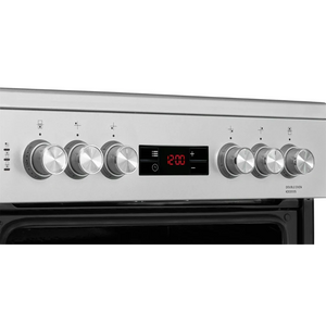 Beko 60cm Double Oven Electric Cooker - Silver | KDC653S