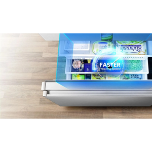 Hisense 70cm Wide French Door American Fridge Freezer - Stainless Steel | RF632N4WIE