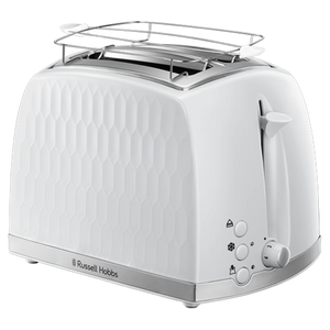 Russell Hobbs Honeycomb 2 Slice Toaster - White | 26060