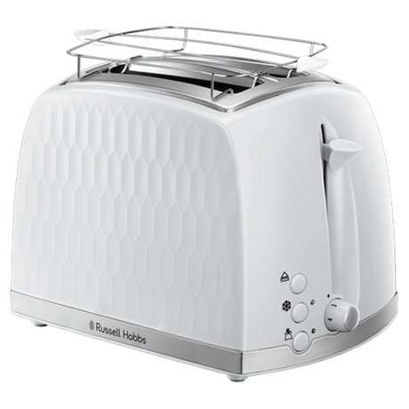 Russell Hobbs Honeycomb 2 Slice Toaster - White | 26060