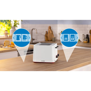 Ex-Display Bosch MyMoment 4 Slice Toaster - White | TAT3M141GB