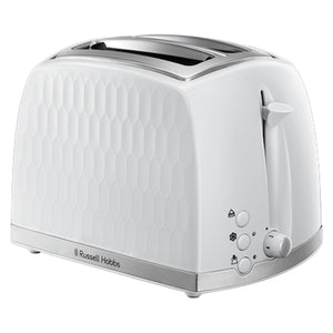 Russell Hobbs Honeycomb 2 Slice Toaster - White | 26060
