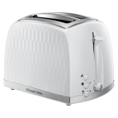 Russell Hobbs Honeycomb 2 Slice Toaster - White | 26060