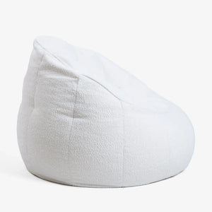 Elephant Boucle Chair Bean Bag - Cream | EBOCRM20