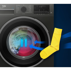 BEKO Pro EnergySpin 9kg 1400 Spin Washing Machine - Anthracite | BM3WT4941IA