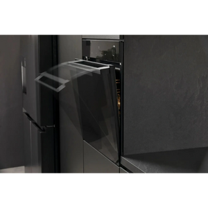 Hisense Hi6 BlackLine AirFry Electric Pyrolytic Steam Smart Single Oven - Jet Black | BSA66346PDBGUK