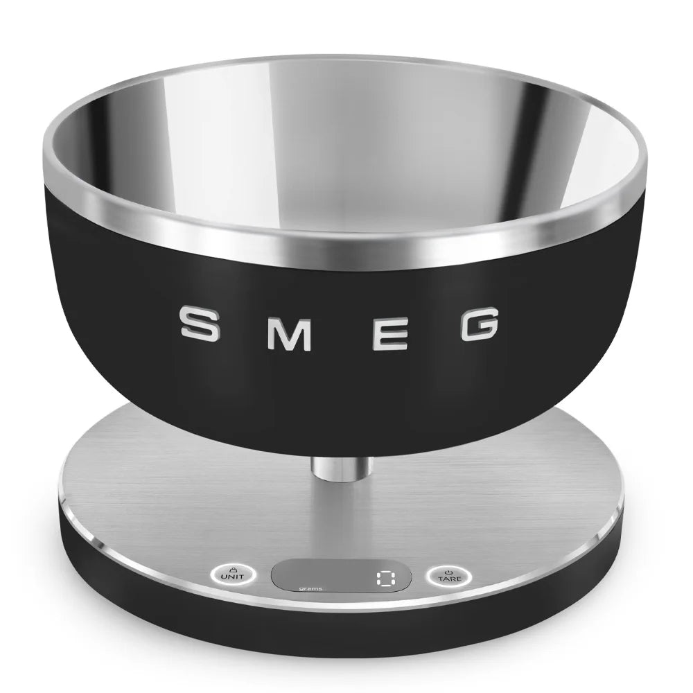 Smeg 50's Style Digital Kitchen Scales - Matte Black | KSC01BLMWW