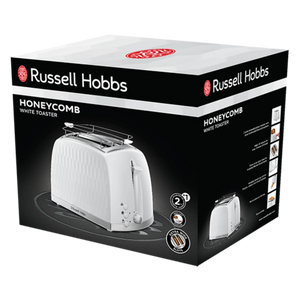 Russell Hobbs Honeycomb 2 Slice Toaster - White | 26060