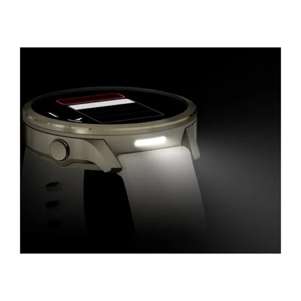 Garmin Venu 4 41mm Smart Watch with Bone Silicone Band - Lunar Gold | 49-GAR-010-03013-00