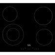 Beko 58cm 4 Zone Built-in Ceramic Hob - Black