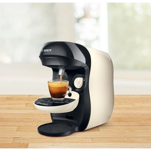 Bosch Tassimo Happy Pod Coffee Machine - Cream/Black | TAS1007GB