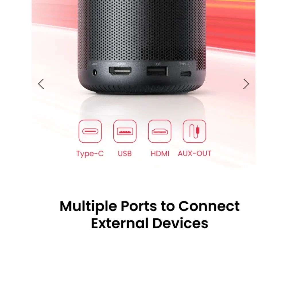 Nebula Capsule 3 1080p Mini Portable Projector with Stand - Black | N2425212