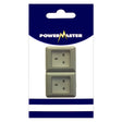 Powermaster Double 2 Gang Damp Proof Outdoor Socket 