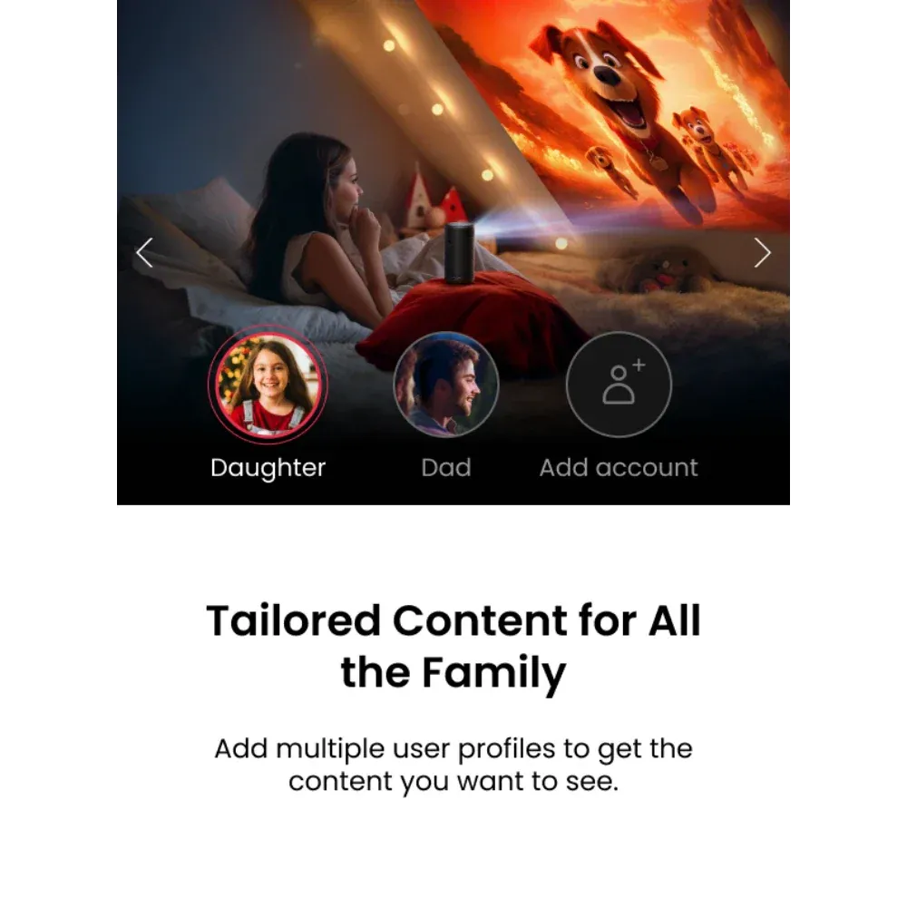 Nebula Capsule 3 1080p Mini Portable Projector with Stand - Black | N2425212