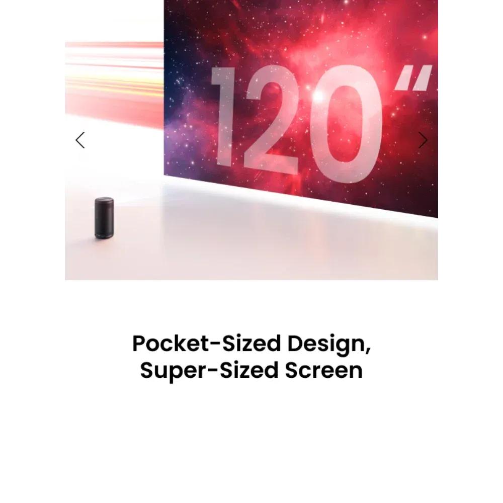 Nebula Capsule 3 1080p Mini Portable Projector with Stand - Black | N2425212