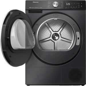 Hisense 10kg Heat Pump Tumble Dryer with Wifi - Black | DH5S102BB