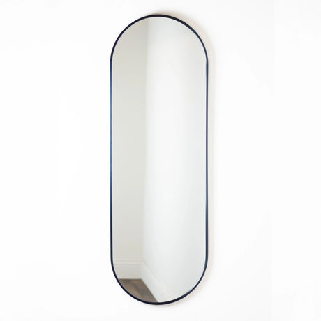Tara Lane Modena Pill Shape Mirror 40cm x 120cm - Black | TL7233