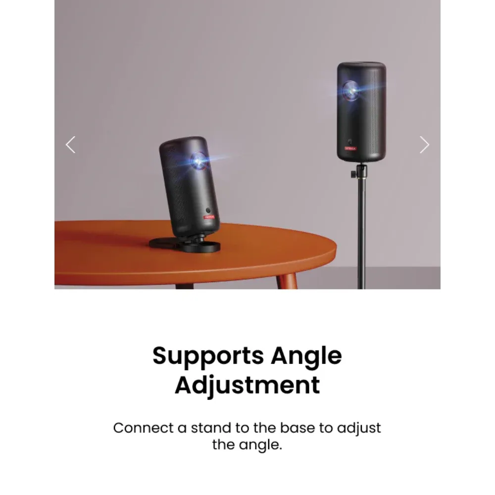 Nebula Capsule 3 1080p Mini Portable Projector with Stand - Black | N2425212