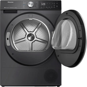 Hisense 10kg Heat Pump Tumble Dryer with Wifi - Black | DH5S102BB