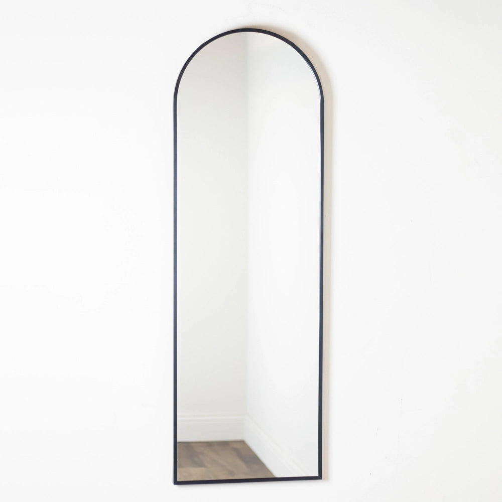 Tara Lane Modena Arch Wall Mirror 40cm x 120cm - Black | TL7231