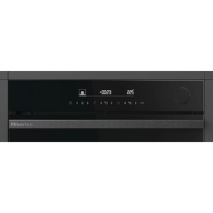 Hisense Hi6 BlackLine AirFry Electric Pyrolytic Steam Smart Single Oven - Jet Black | BSA66346PDBGUK