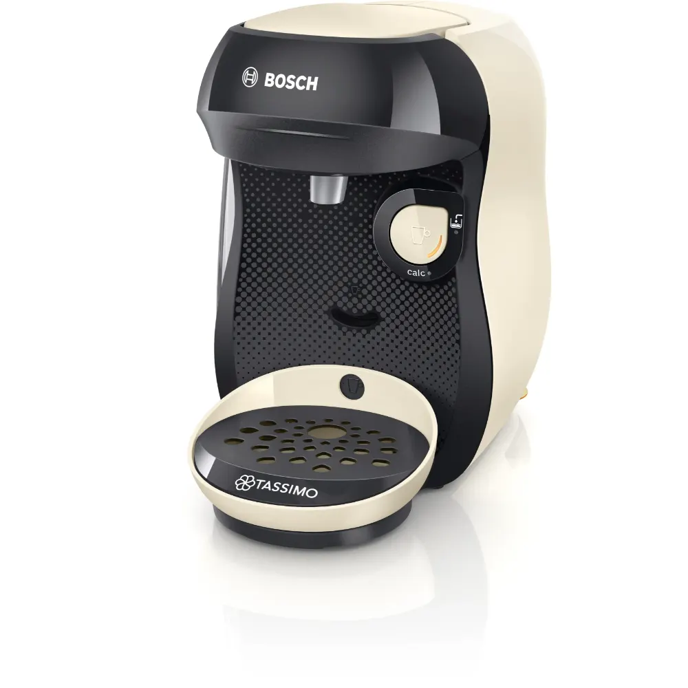 Bosch Tassimo Happy Pod Coffee Machine - Cream/Black | TAS1007GB