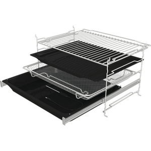 Hisense Hi6 BlackLine AirFry Electric Pyrolytic Steam Smart Single Oven - Jet Black | BSA66346PDBGUK