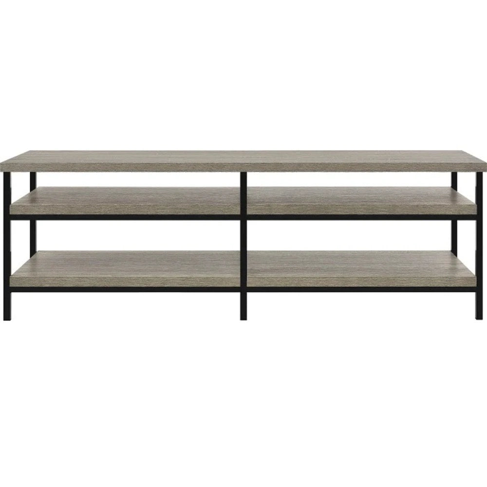 Ameriwood Home Elmwood TV Stand for 60 Inch TV - Grey Oak 