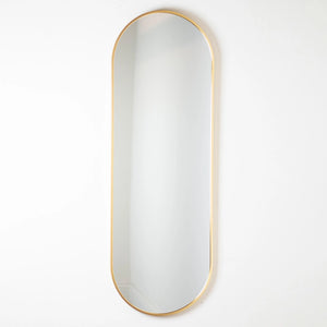 Tara Lane Modena Pill Shape Mirror 40cm x 120cm - Gold | TL7232