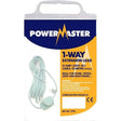 Powermaster 1 Gang 10 Metre Extension Lead - White