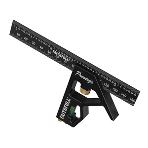 Faithfull Prestige Combination Square Twin Pack 150mm (6in) & 300mm (12in) | XMS22SQTWIN