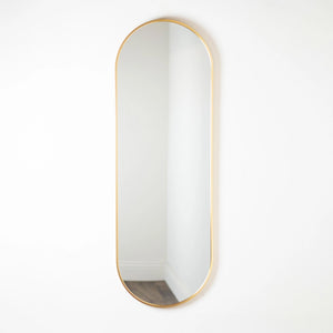 Tara Lane Modena Pill Shape Mirror 40cm x 120cm - Gold | TL7232