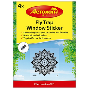 Aeroxon Window Fly Sticker Killer 4 Pack Decorative | AX07