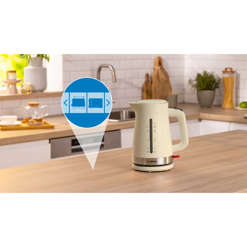 Bosch MyMoment 1.7 Litre Kettle - Cream  | TWK4M227GB