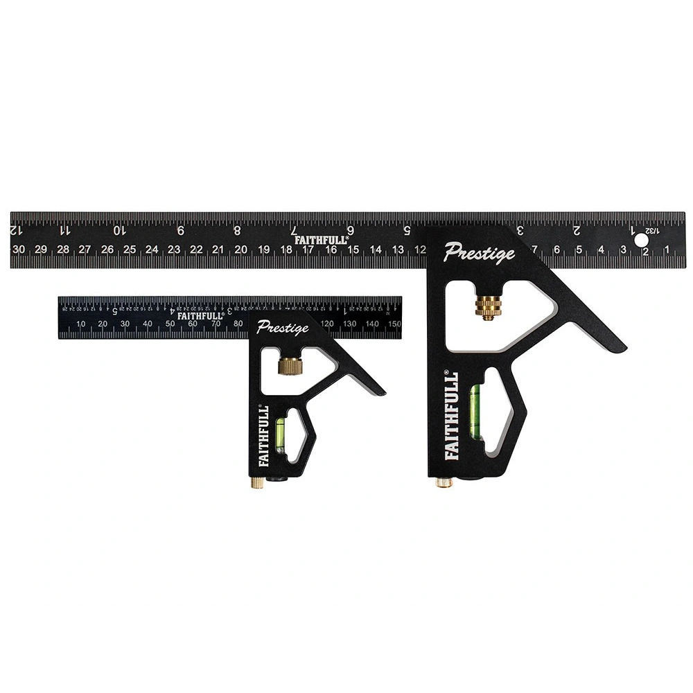 Black measuring tool with 'Faithfull' branding on a white background