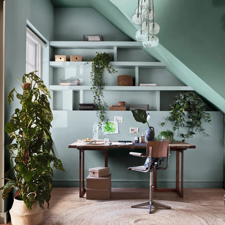 Dulux Aquamax Satinwood Water Based 750ml Wood and Metal Paint - Coastal Grey | 5918737