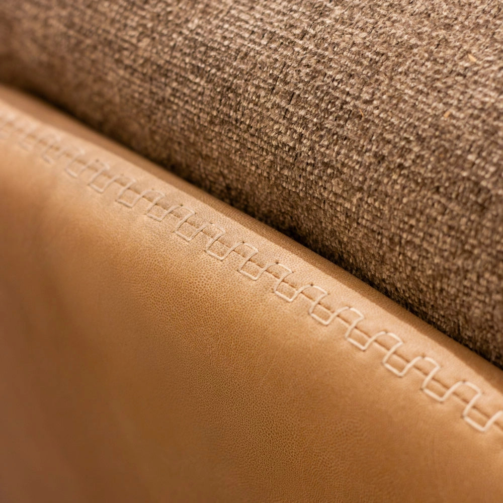 Tara Lane Khloe Rocking Swivel Chair with Stool - Latte | TL7105