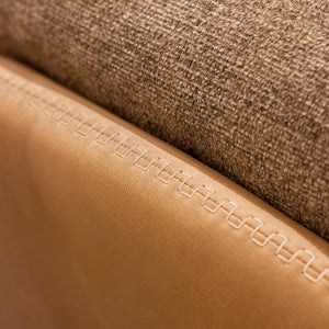 Tara Lane Khloe Rocking Swivel Chair with Stool - Latte | TL7105