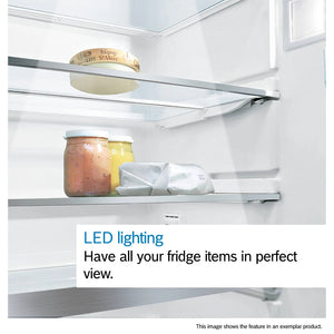 Bosch Series 4 70/30 Fridge Freezer - Inox | KGN392LBFG