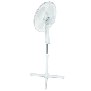Trebs 16" Pedestal Fan on Stand - White | 99382