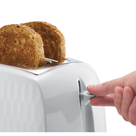 Russell Hobbs Honeycomb 2 Slice Toaster - White | 26060